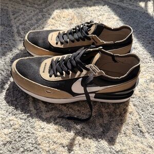 Nike Black and Tan Athletic Shoes